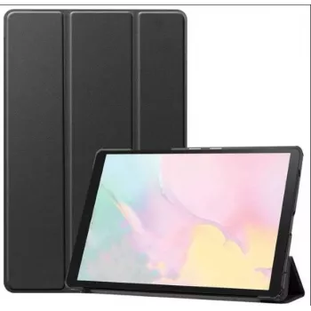 Evelatus Galaxy Tab A7 10.4 (2022) Folio Case imiteeritud mikrokiud sisepinnaga - Must