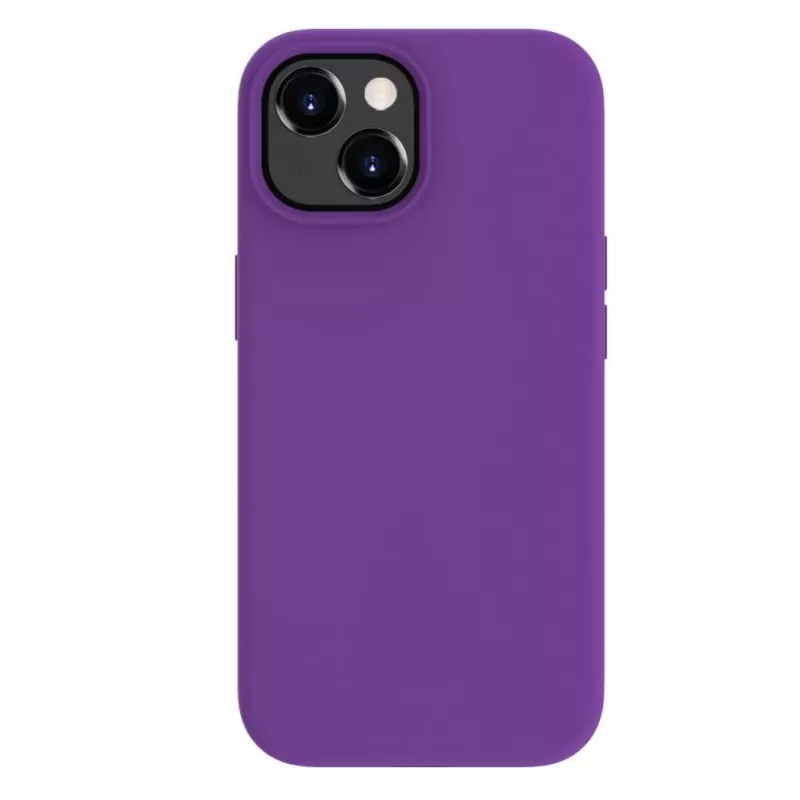 Evelatus Apple iPhone 15 Plus Premium MagSafe Soft Touch Silicone Case Deep Purple