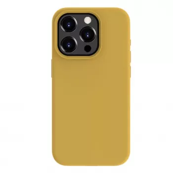 Evelatus Apple iPhone 15 Pro Premium MagSafe Soft Touch Silicone Case Gold