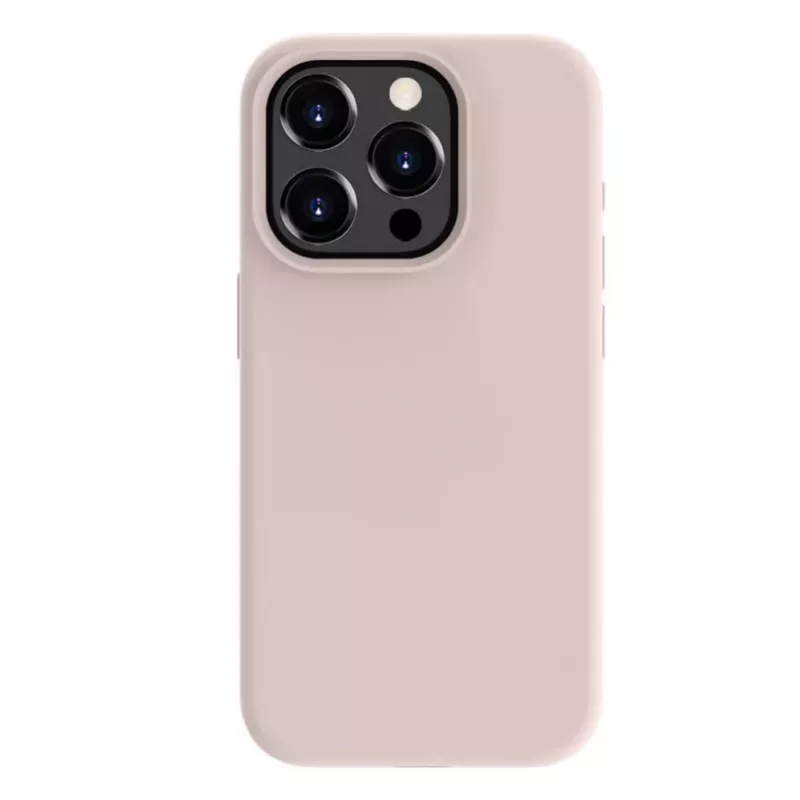 Evelatus Apple iPhone 15 Pro Max Premium MagSafe Soft Touch Silicone Case Pink Sand