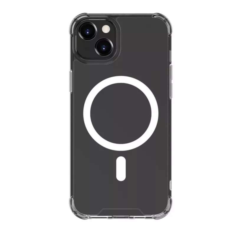 Evelatus Apple iPhone 15 Shockproof Case with MagSafe Transparent