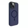 Evelatus Apple iPhone 15 Plus Hybrid Case with MagSafe PC+TPU Dark Blue