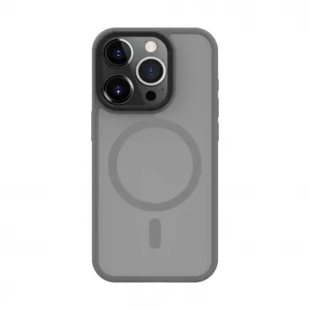 Evelatus Apple iPhone 15 Pro Hybrid Case with MagSafe PC+TPU Silver