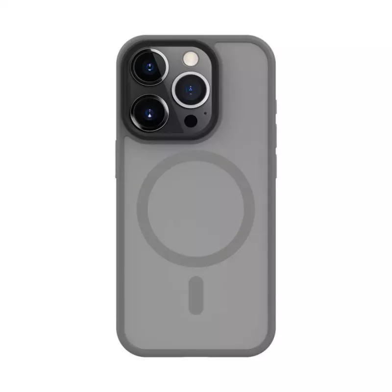 Evelatus Apple iPhone 15 Pro Hybrid Case with MagSafe PC+TPU Silver