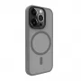 Evelatus Apple iPhone 15 Pro Hybrid Case with MagSafe PC+TPU Silver