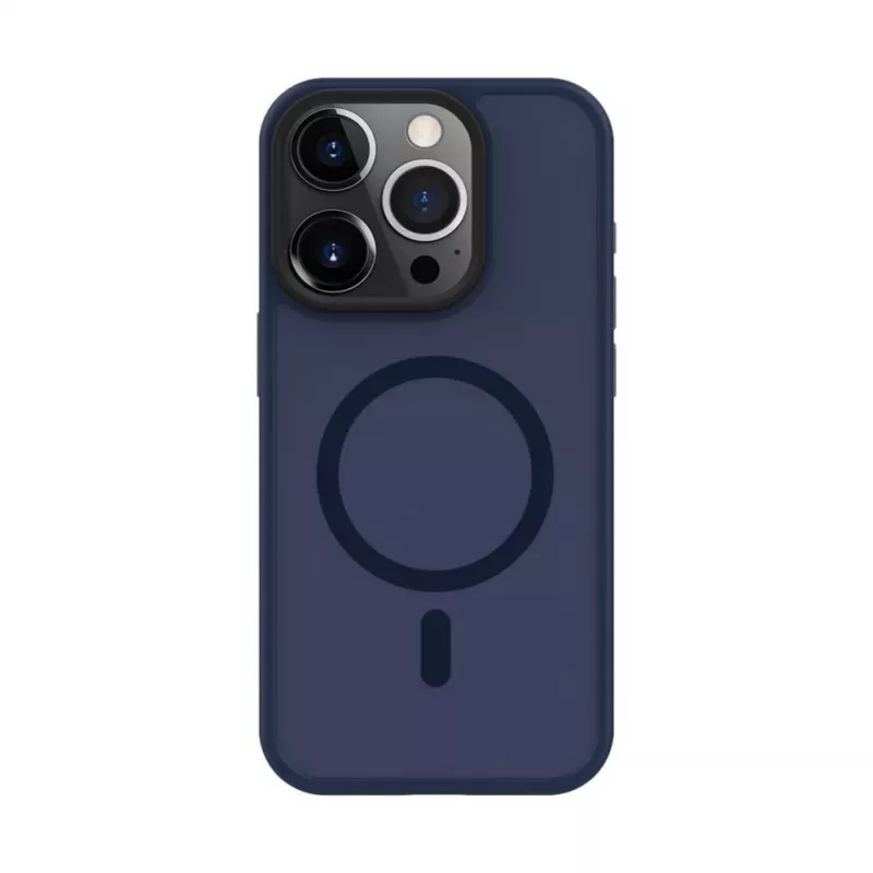 Evelatus Apple iPhone 15 Pro Max Hybrid Case with MagSafe PC+TPU Dark Blue