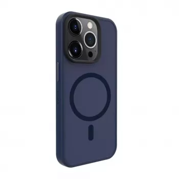 Evelatus Apple iPhone 15 Pro Max Hybrid Case with MagSafe PC+TPU Dark Blue