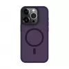 Evelatus Apple iPhone 15 Pro Max Hybrid Case with MagSafe PC+TPU Deep Purple