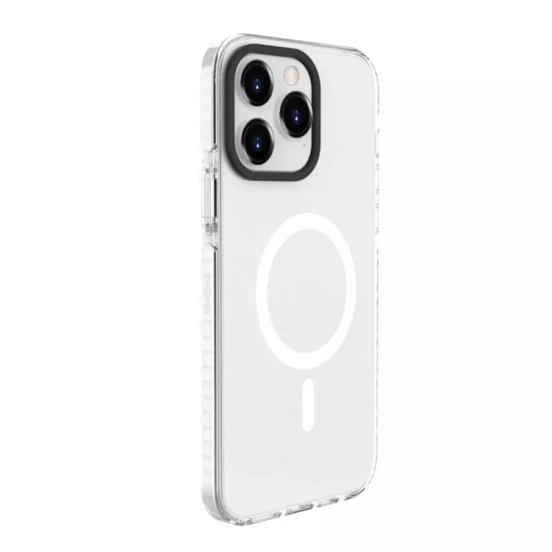 Evelatus Apple iPhone 15 Pro Max Clear Case PC+TPU With MagSafe Transparent