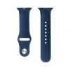 Evelatus Apple Watch 38/40/41mm Silicone Loop Watch Strap (132mm M/L) Blue