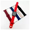 Evelatus Apple Watch 38/40/41mm Silicone Loop Watch Strap (132mm M/L) Blue
