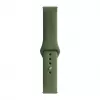 Evelatus Watch 20mm Silicone Loop Watch Strap (130mm M/L) Dark Green