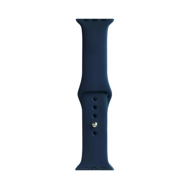 Evelatus Watch 42/44/45mm Silicone Loop Watch Strap (140mm M/L) Blue
