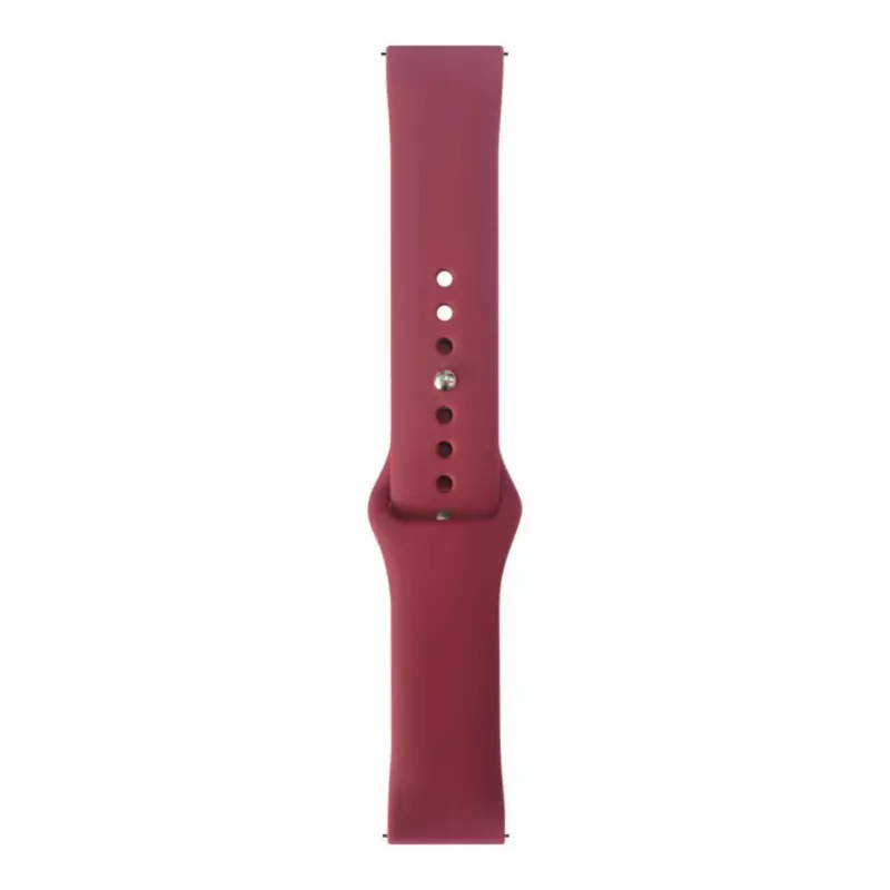 Evelatus Watch 20mm Silicone Loop Watch Strap (130mm M/L) Plum
