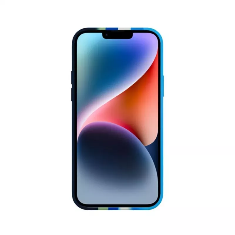 Evelatus Apple iPhone 15 Silikoonkork Mitmevärviline Sinine
