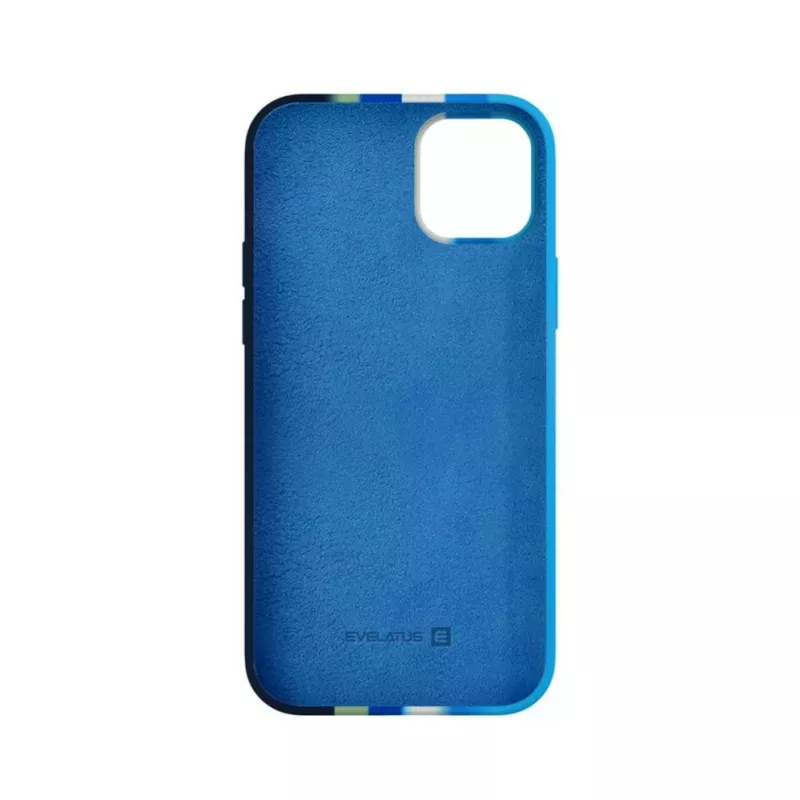 Evelatus Apple iPhone 15 Silikoonkork Mitmevärviline Sinine