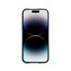 Evelatus Apple iPhone 15 Pro Max Silicone Case Multi-Colored Blue Pink
