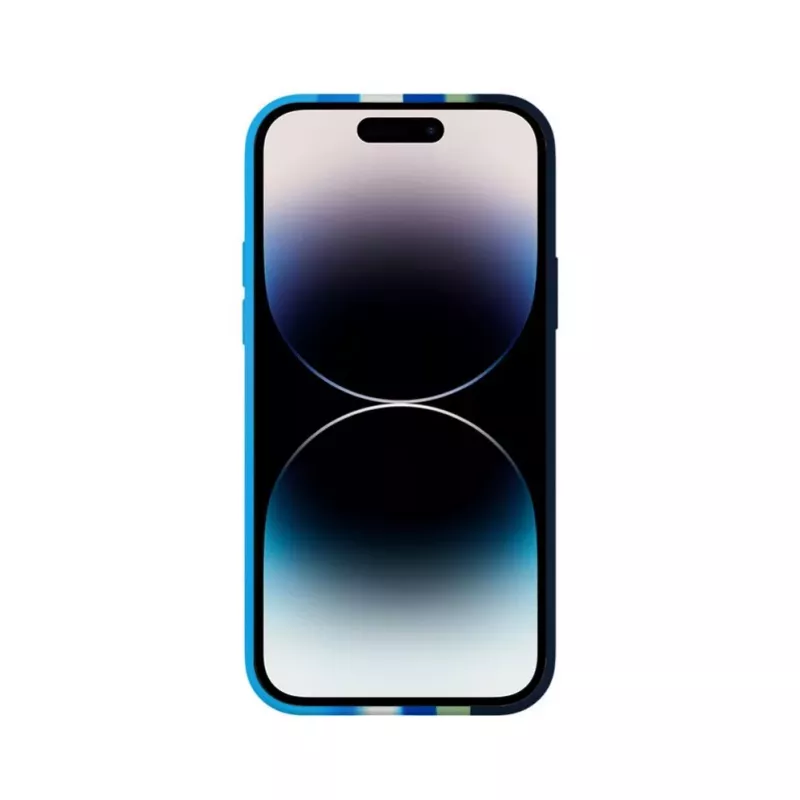 Evelatus Apple iPhone 15 Pro Max Silicone Case Multi-Colored Green