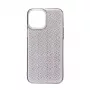 iLike Apple iPhone 13 Silikoonkate Shine Läbipaistev Must