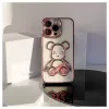 iLike Apple iPhone 14 Pro Silikoonkate Print Desire Bear Roosa