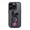iLike Apple iPhone 15 Pro Max Silikoonkate Print Desire Rabbit Lilla