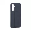 iLike Samsung Galaxy A34 5G Silicone Case with Stand Blue