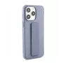 iLike Apple iPhone 14 Pro Silicone Case with Stand Purple