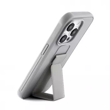 iLike Apple iPhone 15 Pro Silikoonkest koos alusega Hõbedane