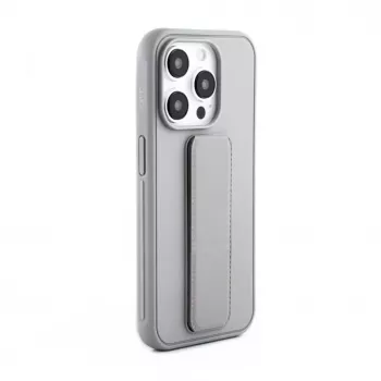 iLike Apple iPhone 15 Pro Silikoonkest koos alusega Hõbedane