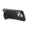 iLike Apple iPhone 15 Pro Max Silikoonkest koos alusega Must
