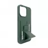 iLike Apple iPhone 15 Pro Max Leather Hidden Pocket Stand Cover Green