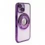 iLike Apple iPhone 14 IH MagSafe Hidden Stand Cover Purple