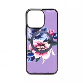 Evelatus Apple iPhone 15 Pro rahakoti ja õhuke kate, lilla