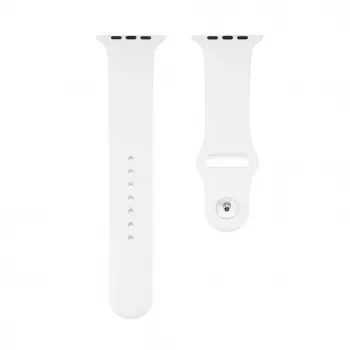 Connect Watch 38/40/41mm Silicone Loop Watch Strap (110mm S/M) White