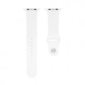 Connect Watch 38/40/41mm Silicone Loop Watch Strap (132mm M/L) White