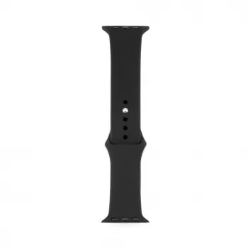 Connect Watch 42/44/45mm Silicone Loop Watch Strap (S/M 110mm) Black