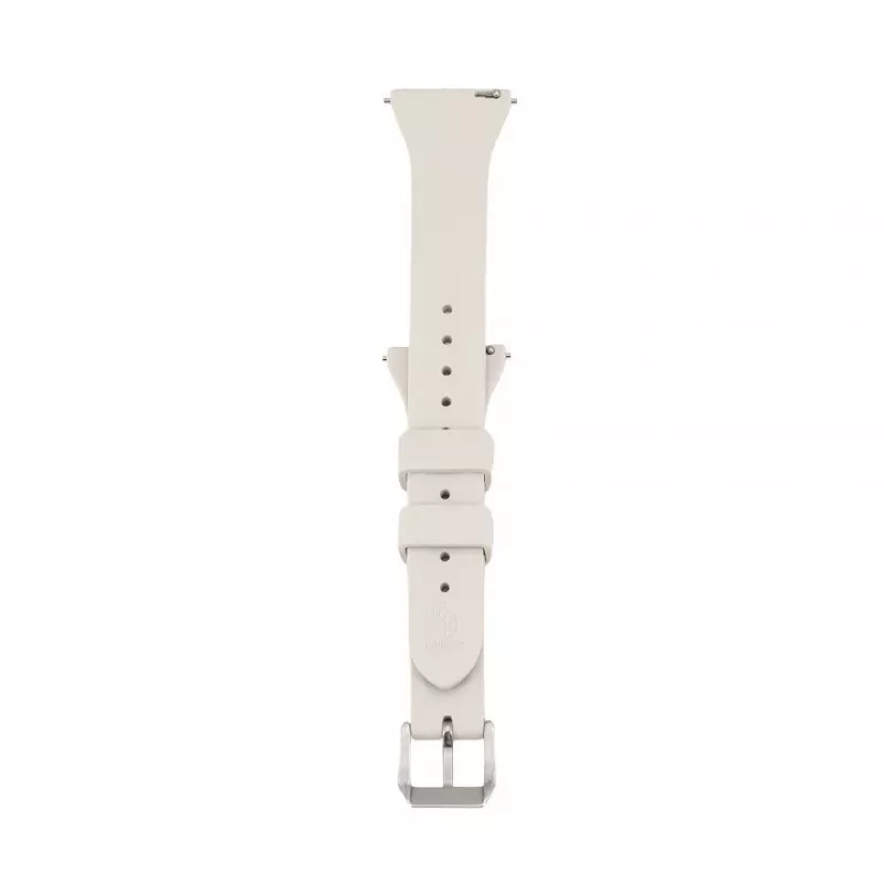 Connect 20mm T-buckle Silicone Loop Watch Strap (130mm M/L) Silver