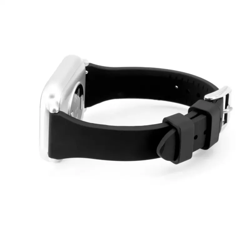 Connect 22mm T-pandlaga silikoonist aasaga käerihm (130mm M/L) must