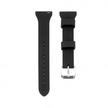 Connect 22mm T-pandlaga silikoonist aasaga käerihm (130mm M/L) must