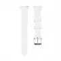 Connect 22mm T-pandlaga silikoonist aasaga käerihm (130mm M/L) Valge