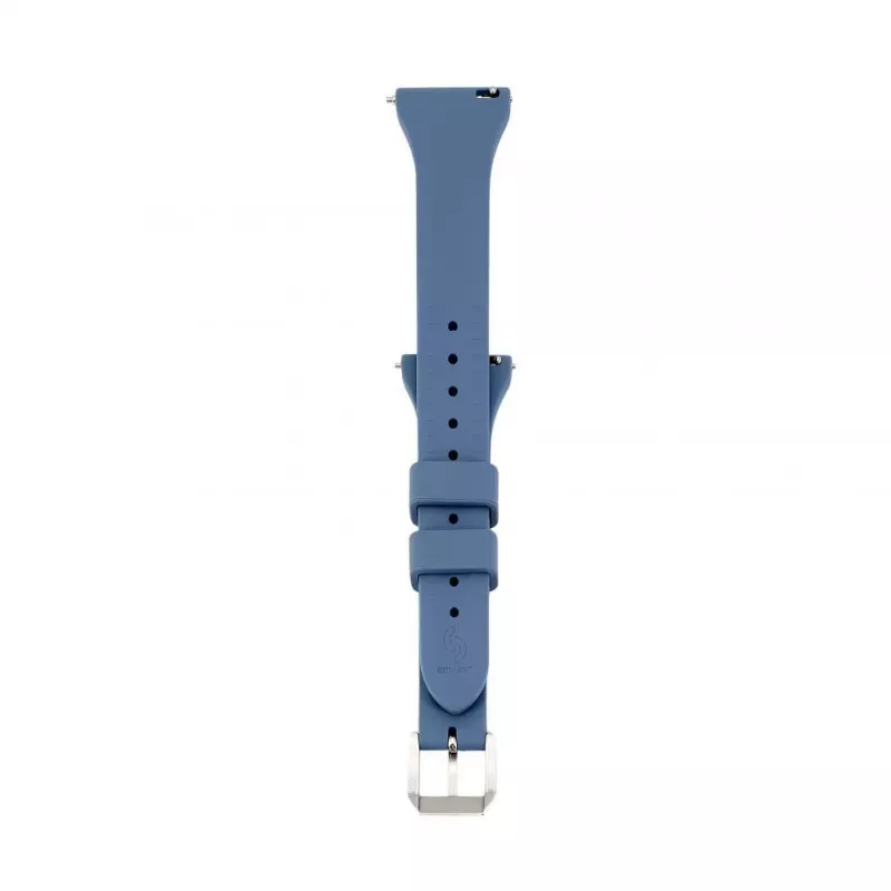 Connect 22mm T-Buckle Silicone Loop Watch Strap (130mm M/L) Blue