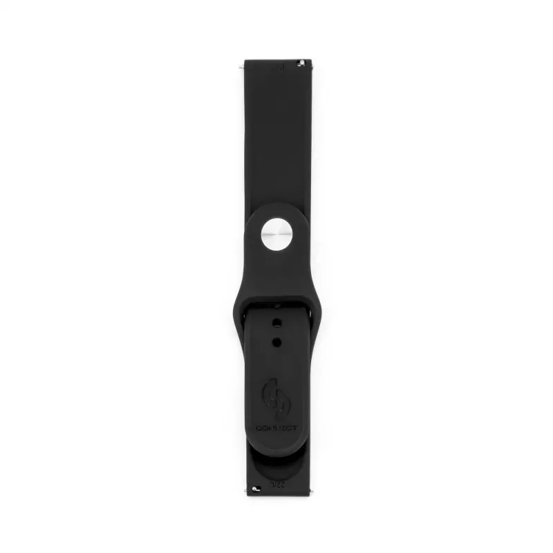 Connect 22mm Silikoonist Aasaga Kellarihm (S/M 110mm) Must