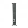 Connect Watch 38/40/41mm Fine Woven Twill Magnetic Chain Watch Strap Green