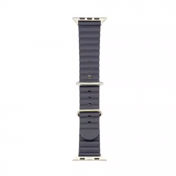 Connect Watch 38/40/41mm Marine Leather Watch Strap Navy Blue