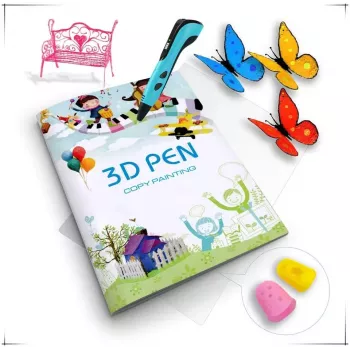 iLike S5 Joonistusraamat 3D-printeripliiatsiga figuuride loomiseks ja õppimiseks - 22 mustrit