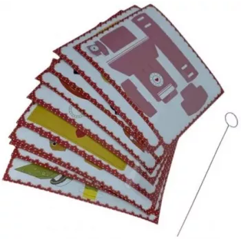 iLike S7 3-in-1 tarvikukomplekt 3D-printerpliiatsile - joonistuslaud, pabervormid, puhastusnõel