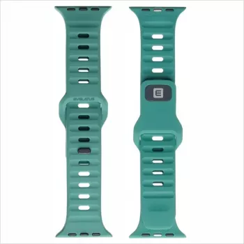Evelatus Watch 42/44/45 Sport Silicone Loop Green