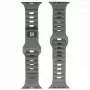 Evelatus Watch 42/44/45 Sport Silicone Loop Dark Gray