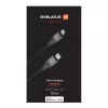 Evelatus USB-C to Lightning kaabel 2.0M 60W (MFI09) Alumiiniumkorpus Punutud Must