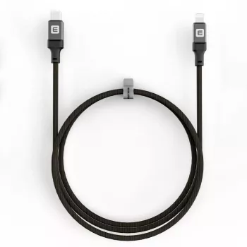 Evelatus USB-C to Lightning kaabel 2.0M 60W (MFI09) Alumiiniumkorpus Punutud Must